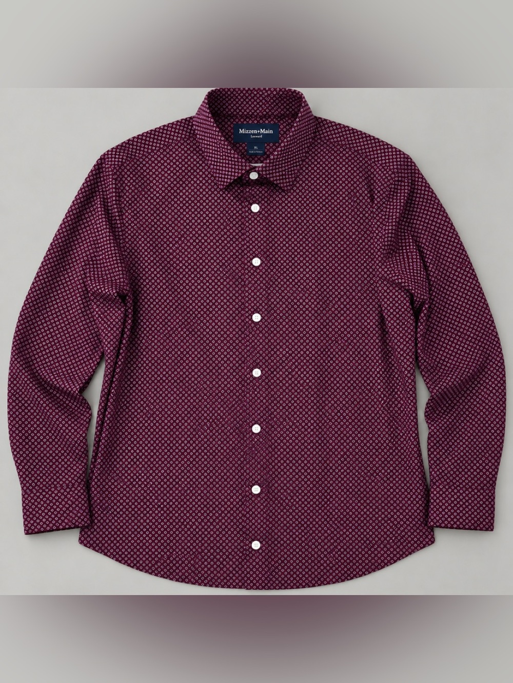 Mizzen+Main Leeward Men’s XL Performance Dress Shirt